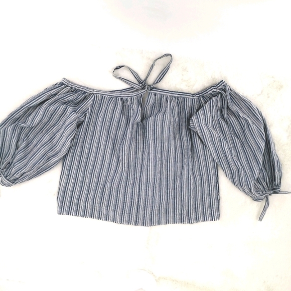 Rebecca Taylor 2 Off-the-Shoulder Crop Top NWT - Picture 7 of 9